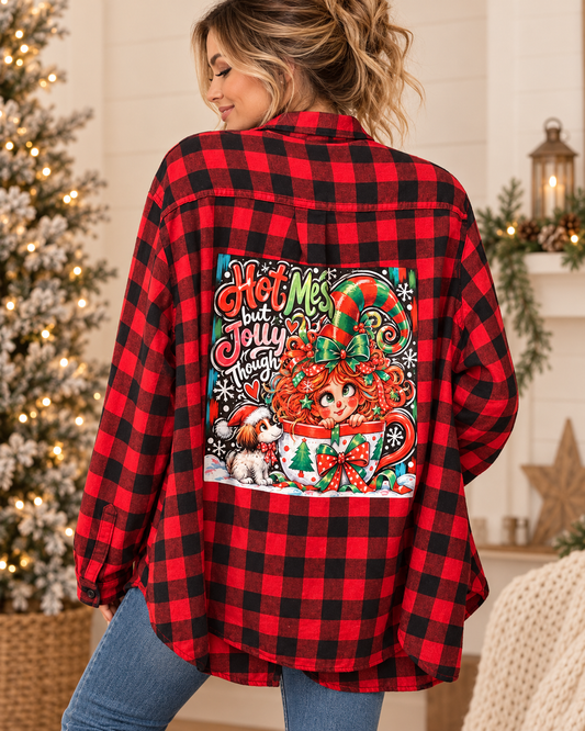 Hot Mess Flannel XXL
