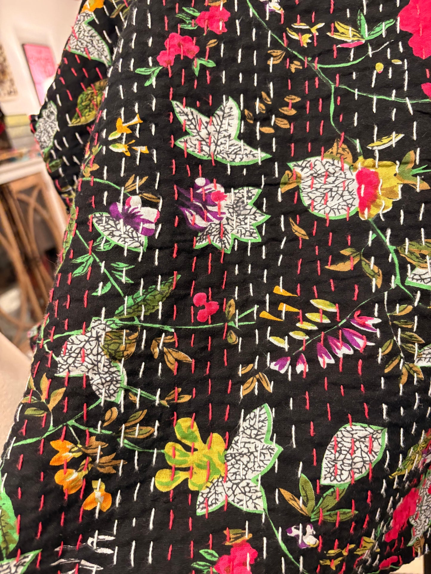 Lee Kantha Circle Top One Size Fits a Small to XL