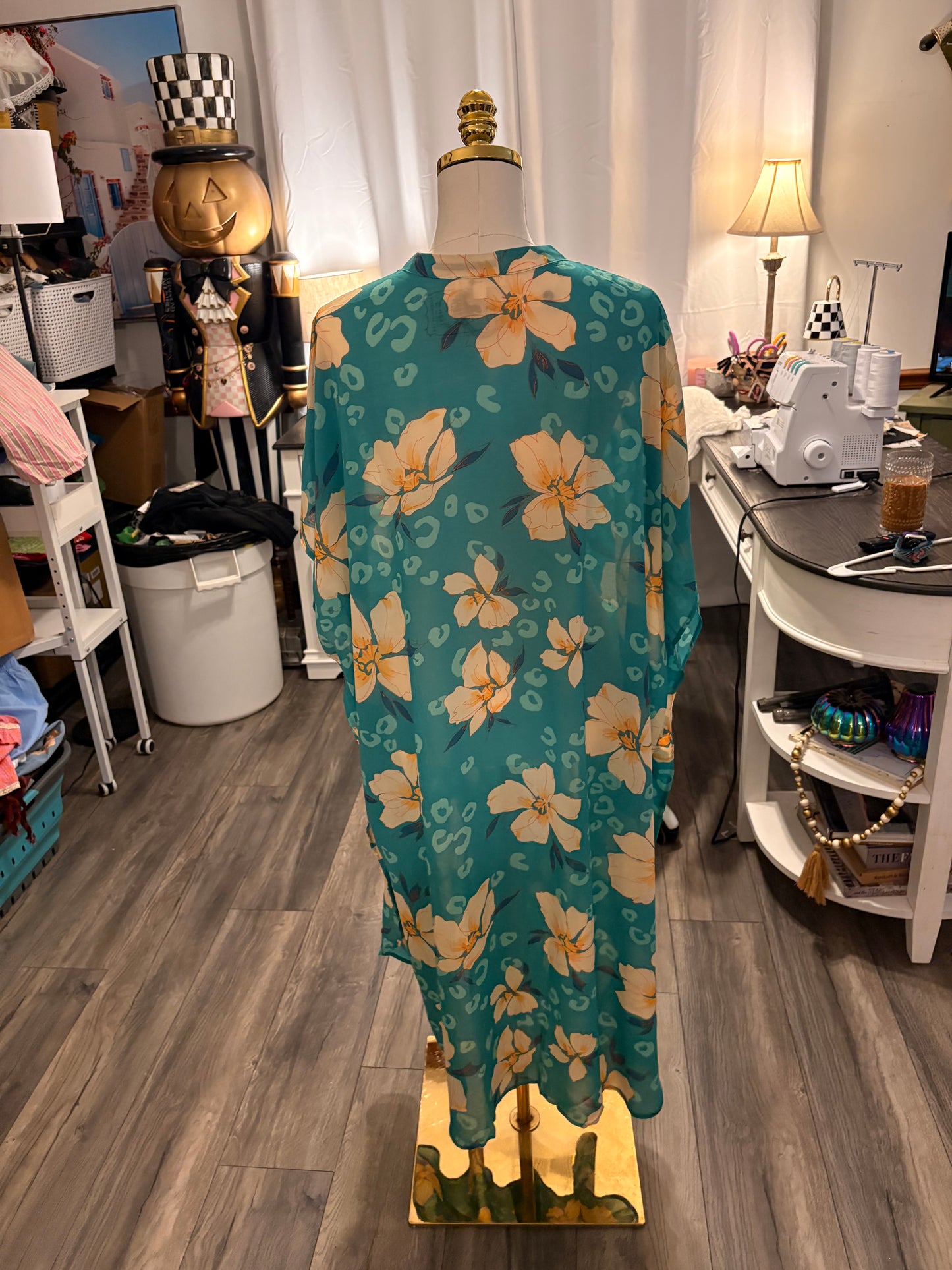 The Tropics Button Down Duster/Dress