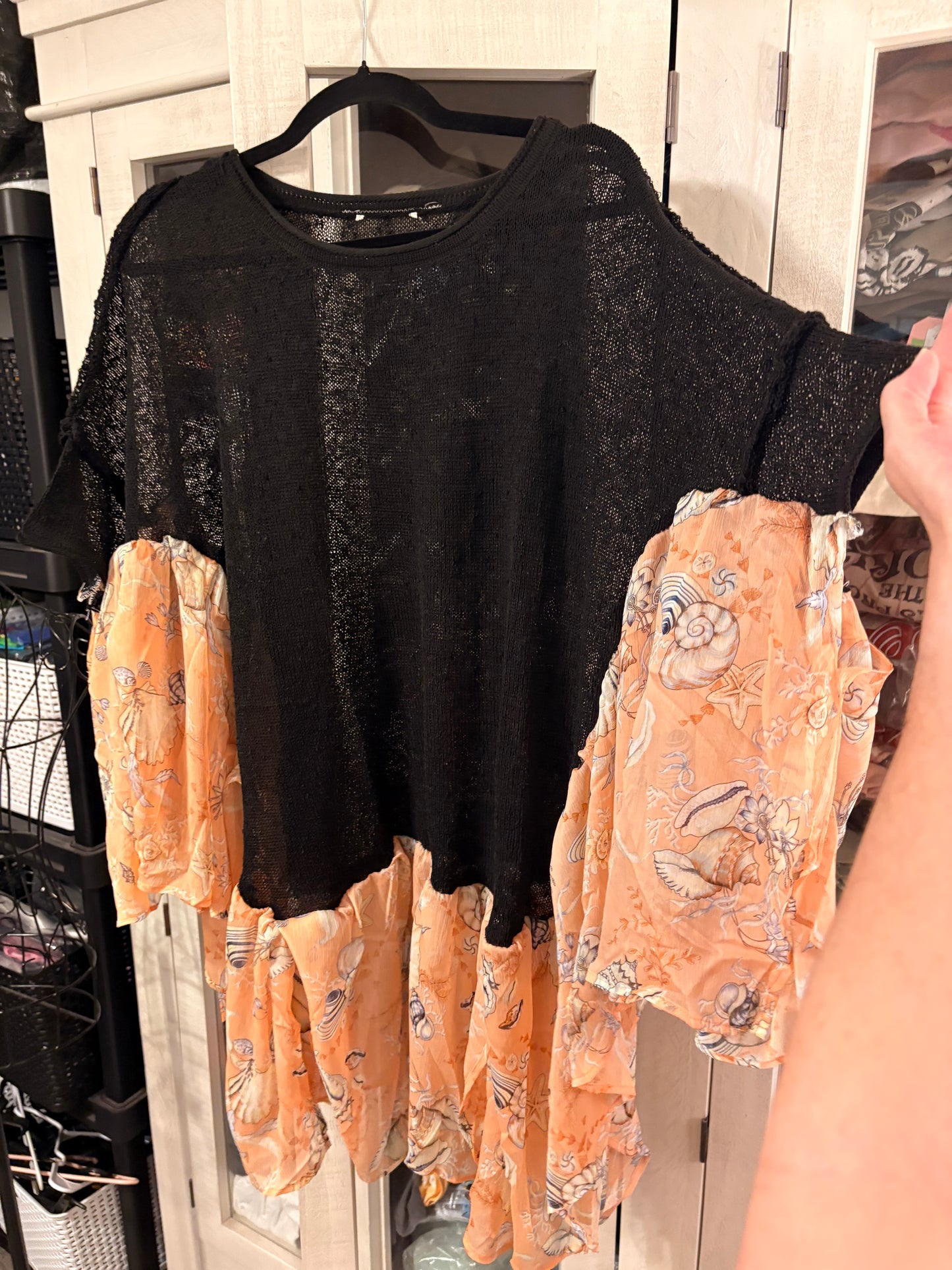 Mermaid Angel Poncho One Size Fits a Large to 3X