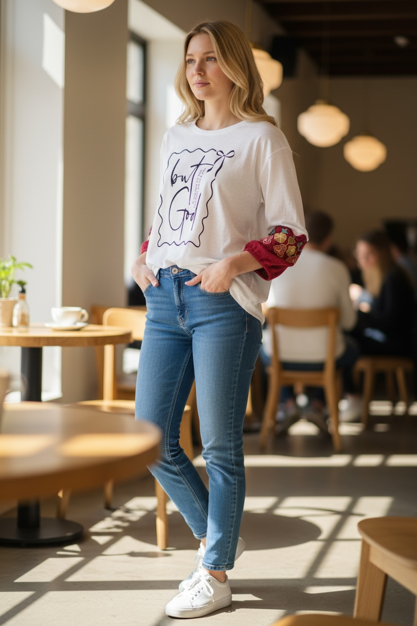 But GOD “Junk” Tee One Size Fits a Large/XL