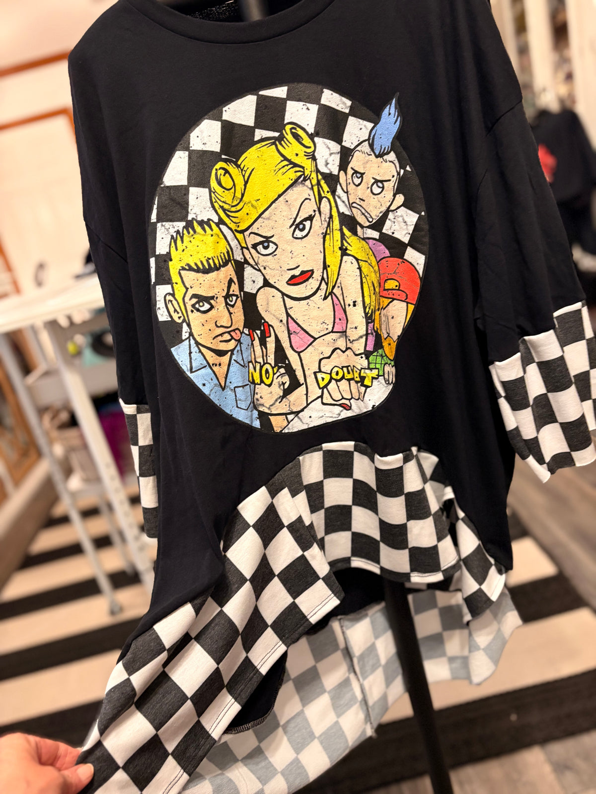 Rock Steady Glam Hi/Lo Tee One Size Fits Small to XL
