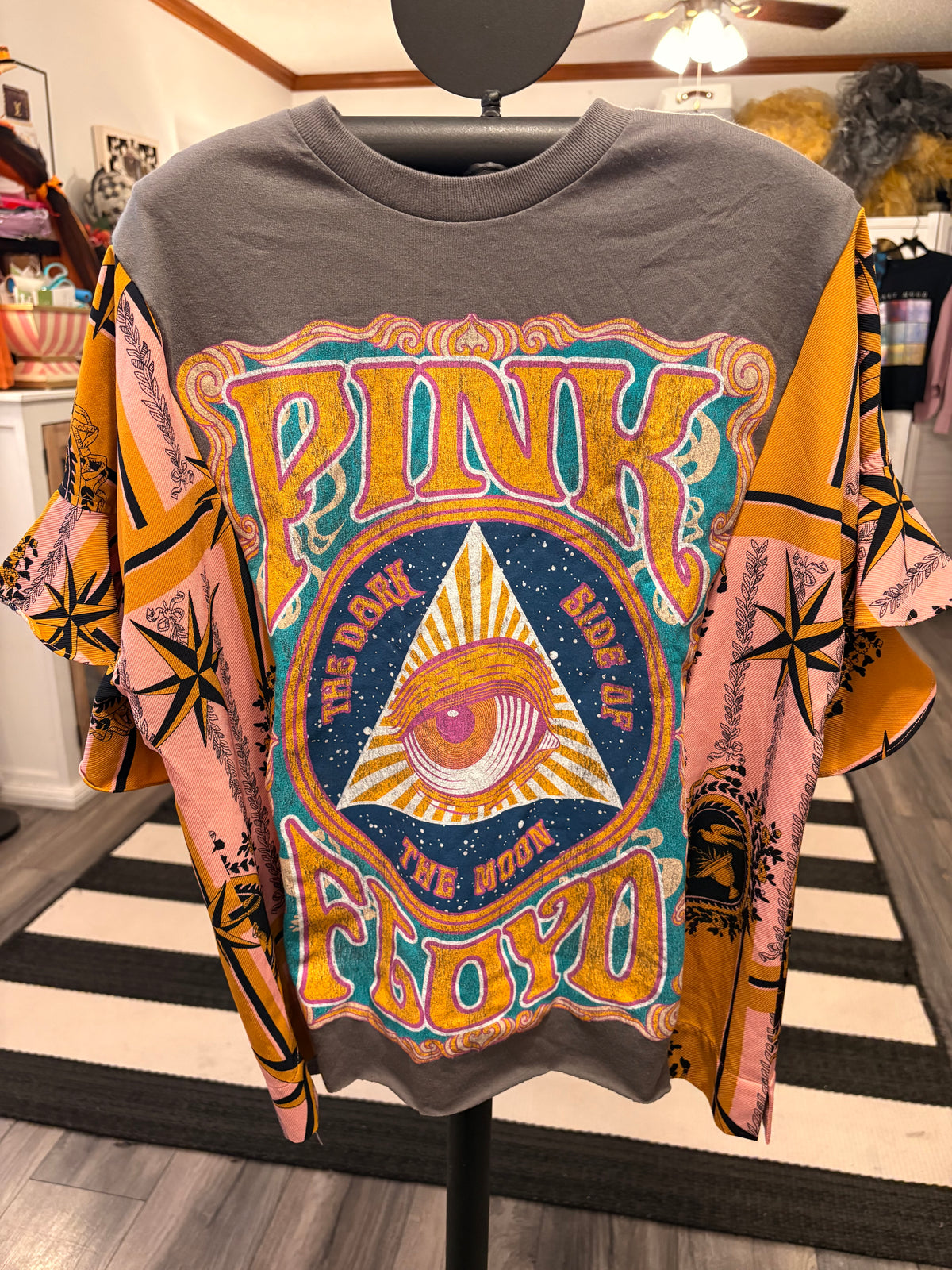 Pink and Gold Glam Tee One Size Fits a Small to Large