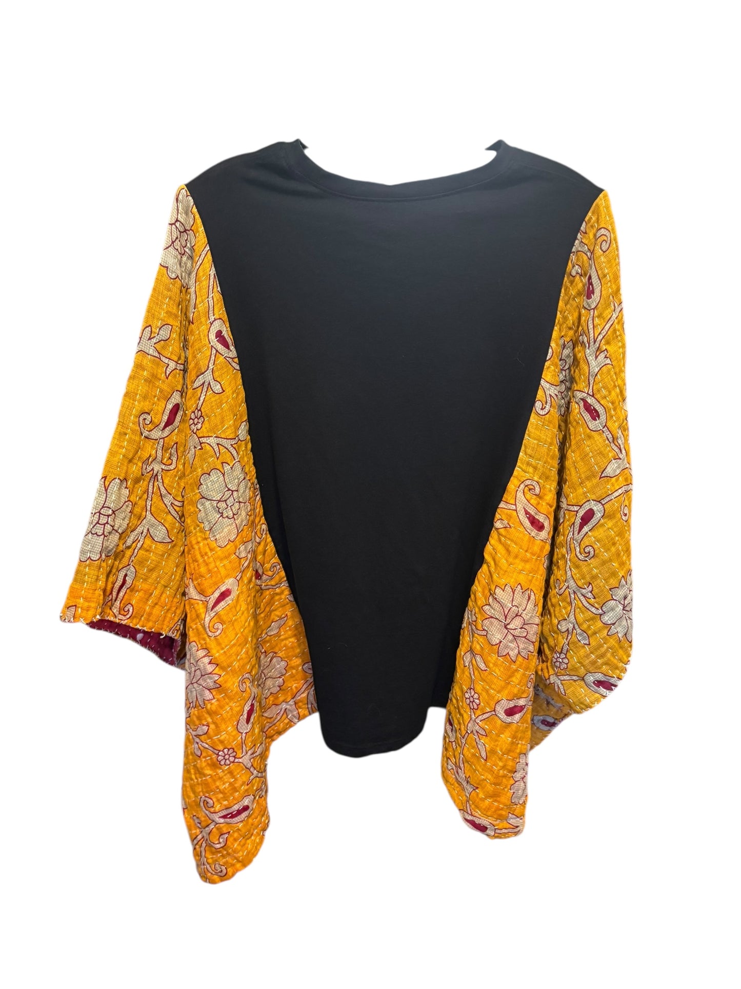 Tom Petty Upcycled Vintage Kantha Poncho Tee Fits A Small to XL