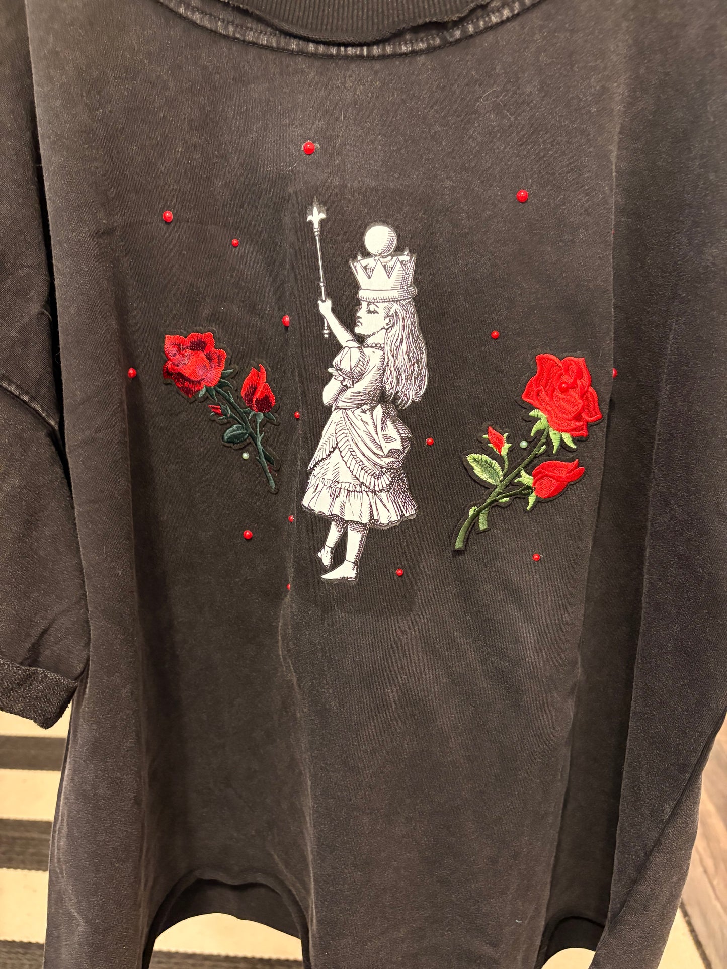 Drink Me “Junk” Tee OVERSIZED Acid Washed One Size Fits a Large to 3X