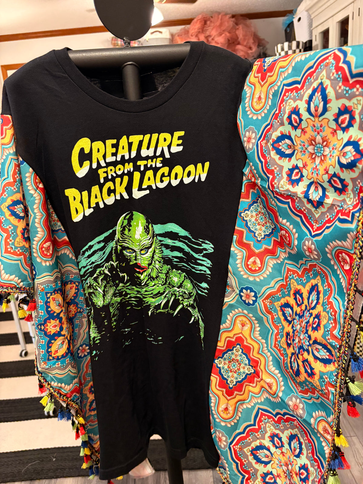 Black Lagoon Poncho One Size Fits Small to 3X