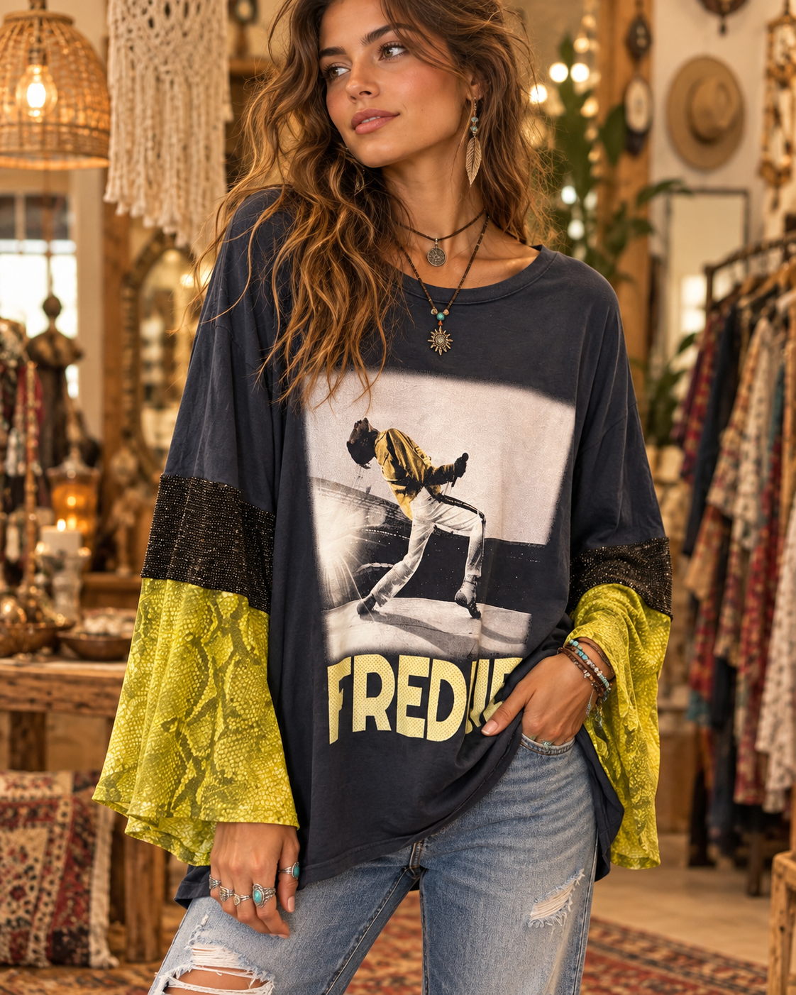King Freddie Glam Tee One Size Fits a Small to XL