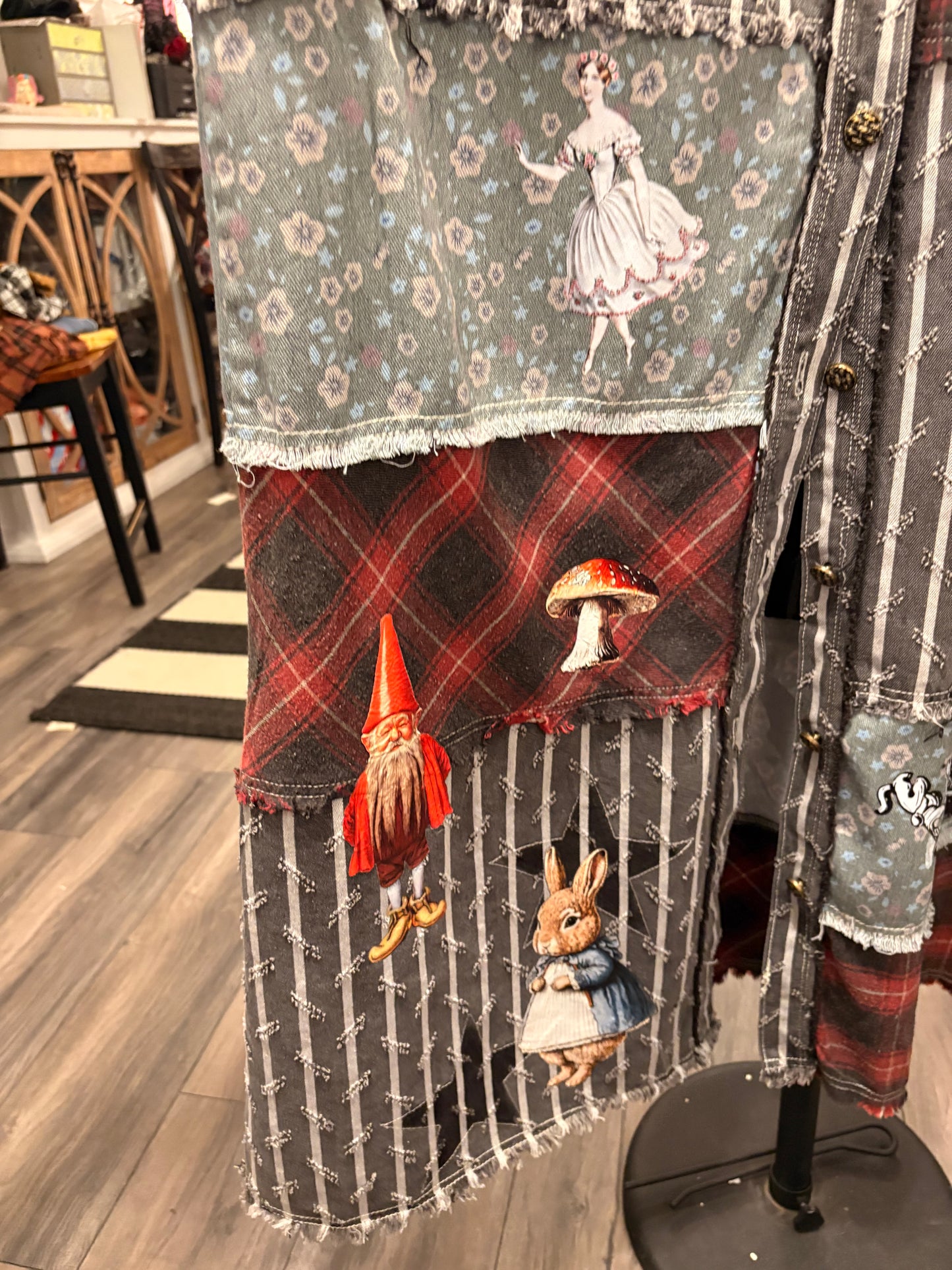 Just Be You Refashioned “Junk” Duster One Size Fits a Small to XL