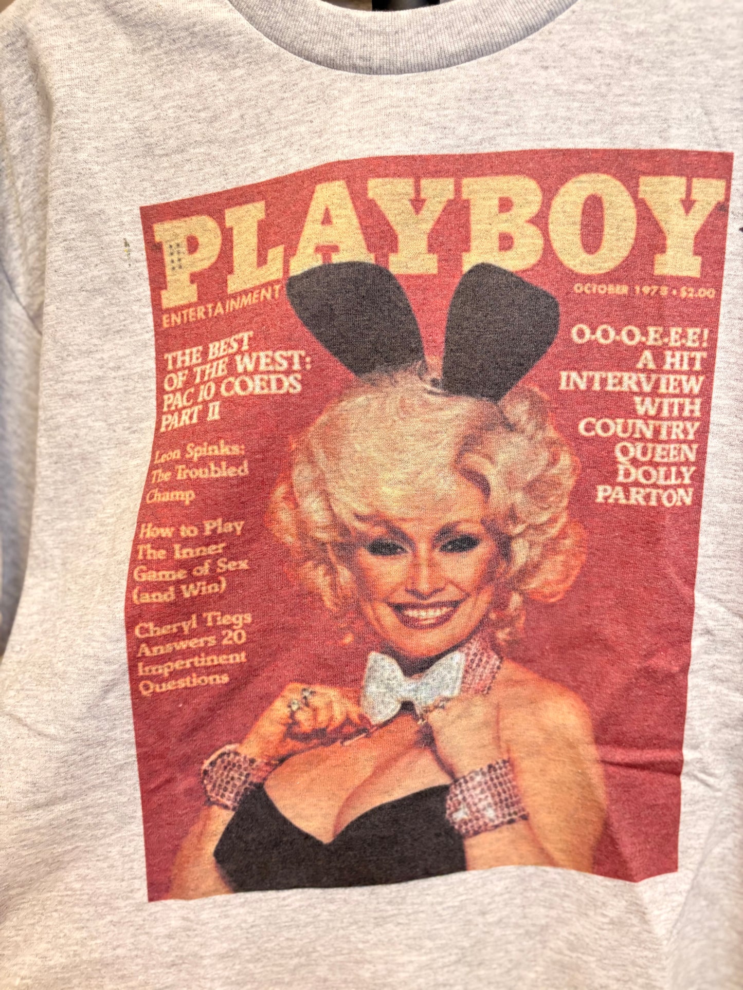 Bunny Dolly Cut Off Tee One Size Fits Small to Large