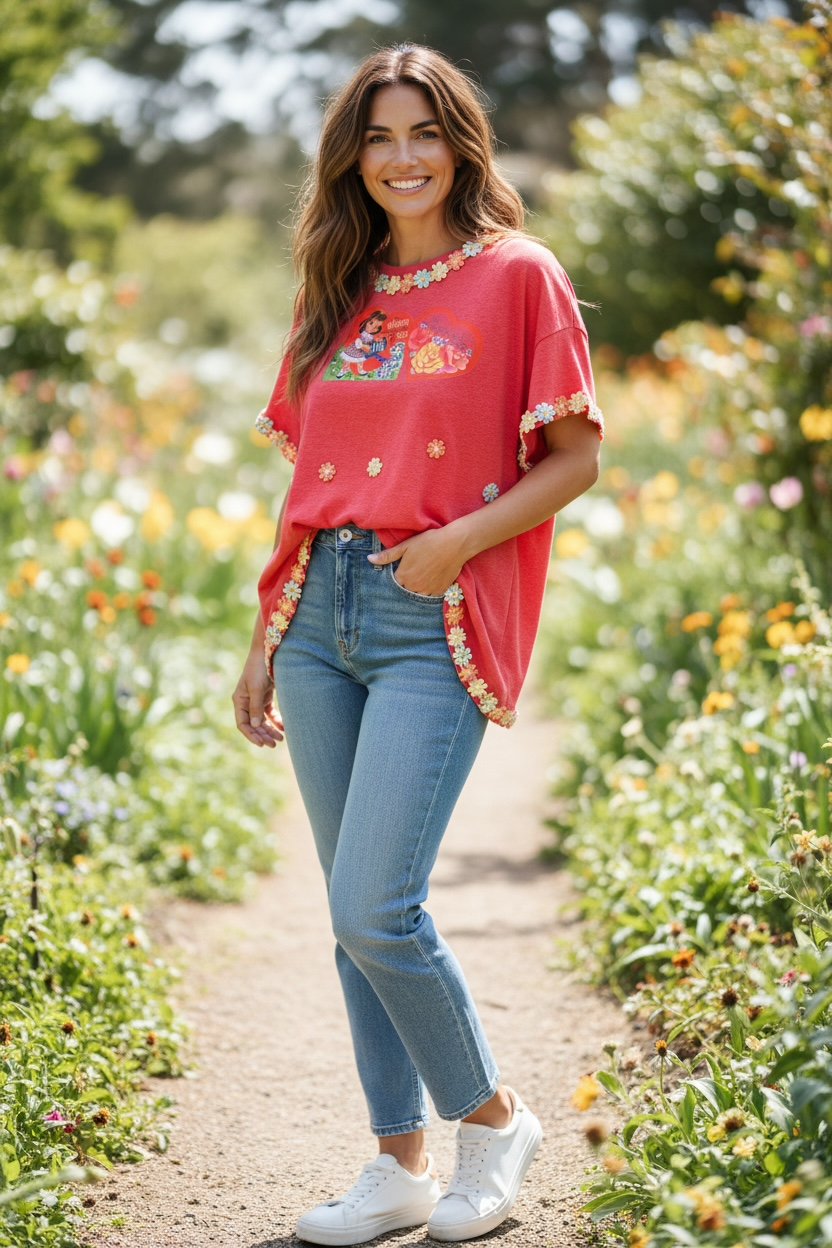 Garden of Love “Junk” Tee One Size Fits a Medium to XL