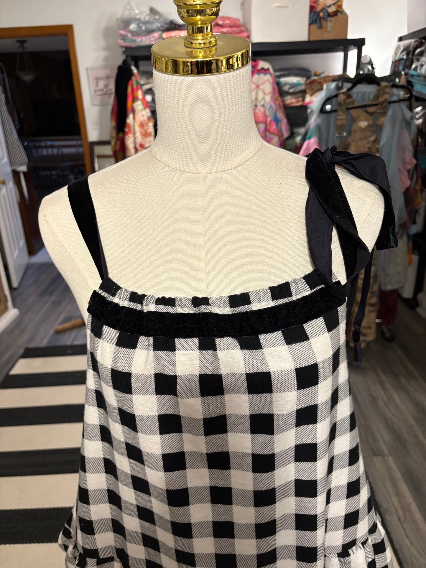 Sophia’s Ruffled Slip Dress One Size Fits a Small to XL