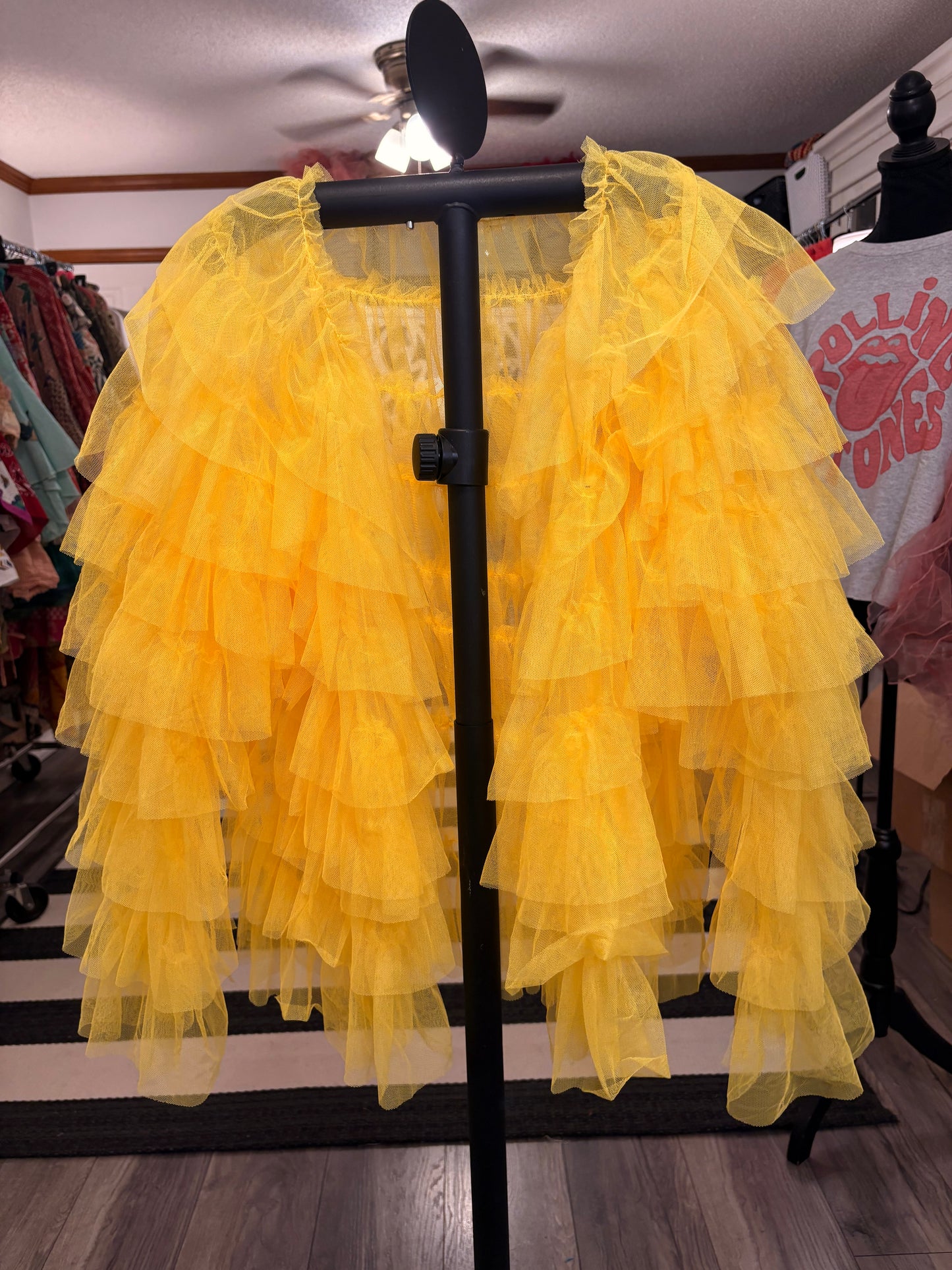 The Yellow Tulle Rockstar Jacket One Size Fits a Small to XXL