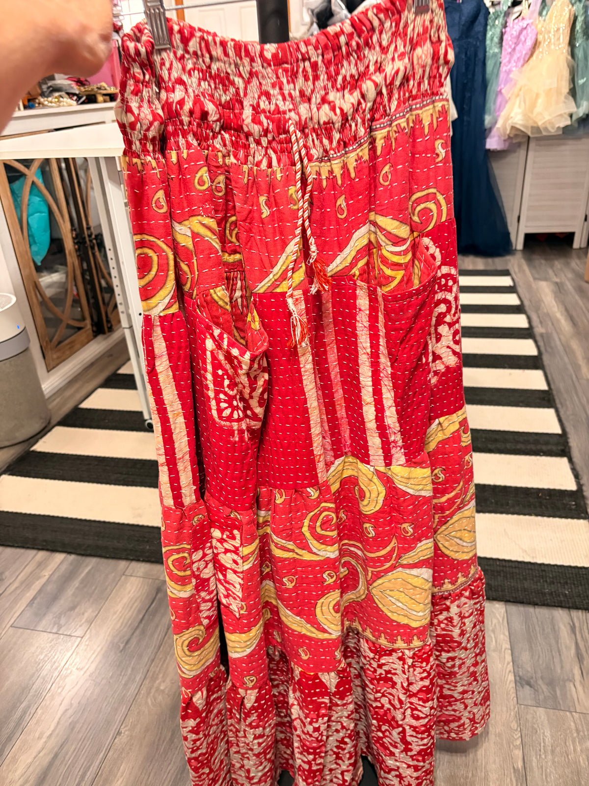 Sophie Upcycled Kantha Pants One Size Fits a Size Small to 3X 2-22