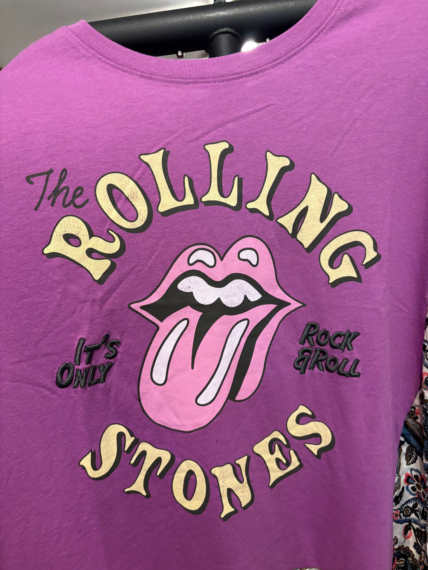 Rolling Stones Upcycled Silk Butterfly Cocoon Dress One Size fits a Small to 3X