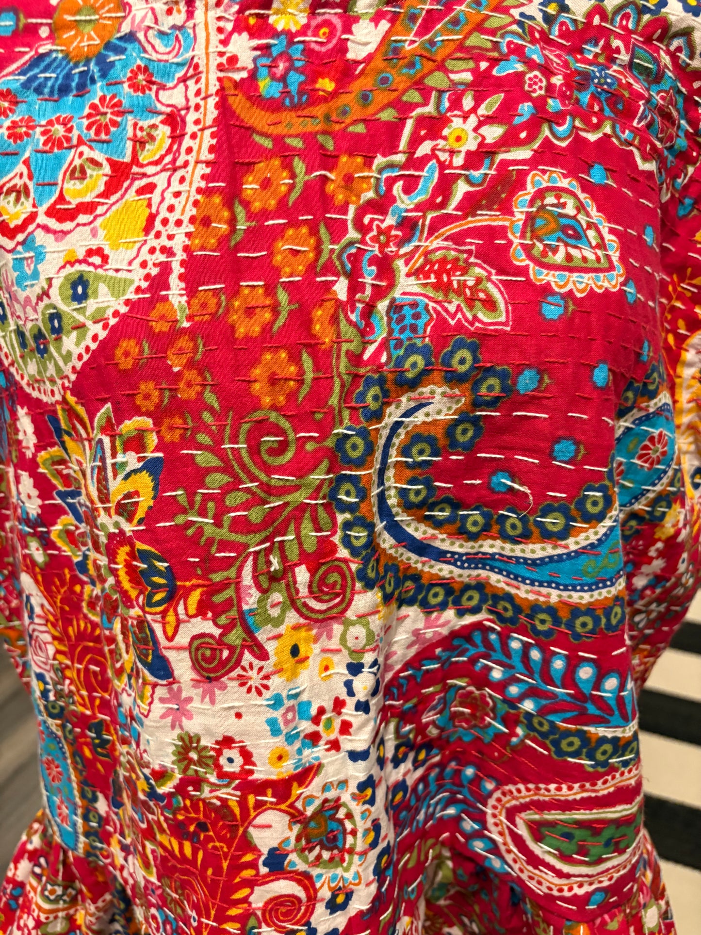 Scarlett Kantha Top One Size Fits a Small to Large
