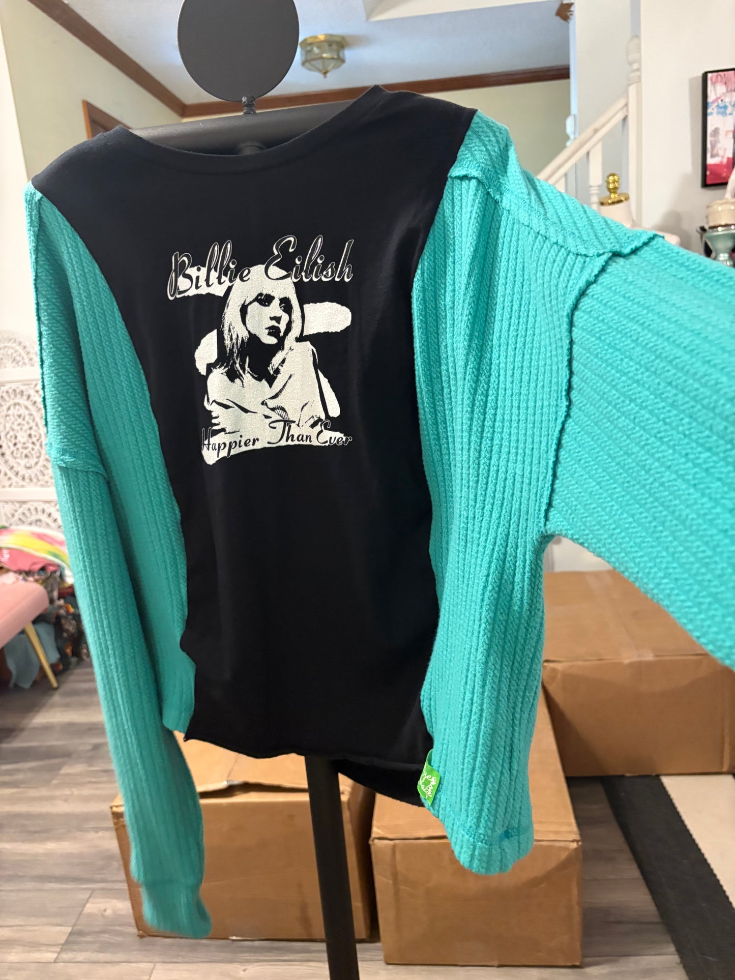 Billie Upcycled Sweater Fits a Small to XL  OVERSIZED