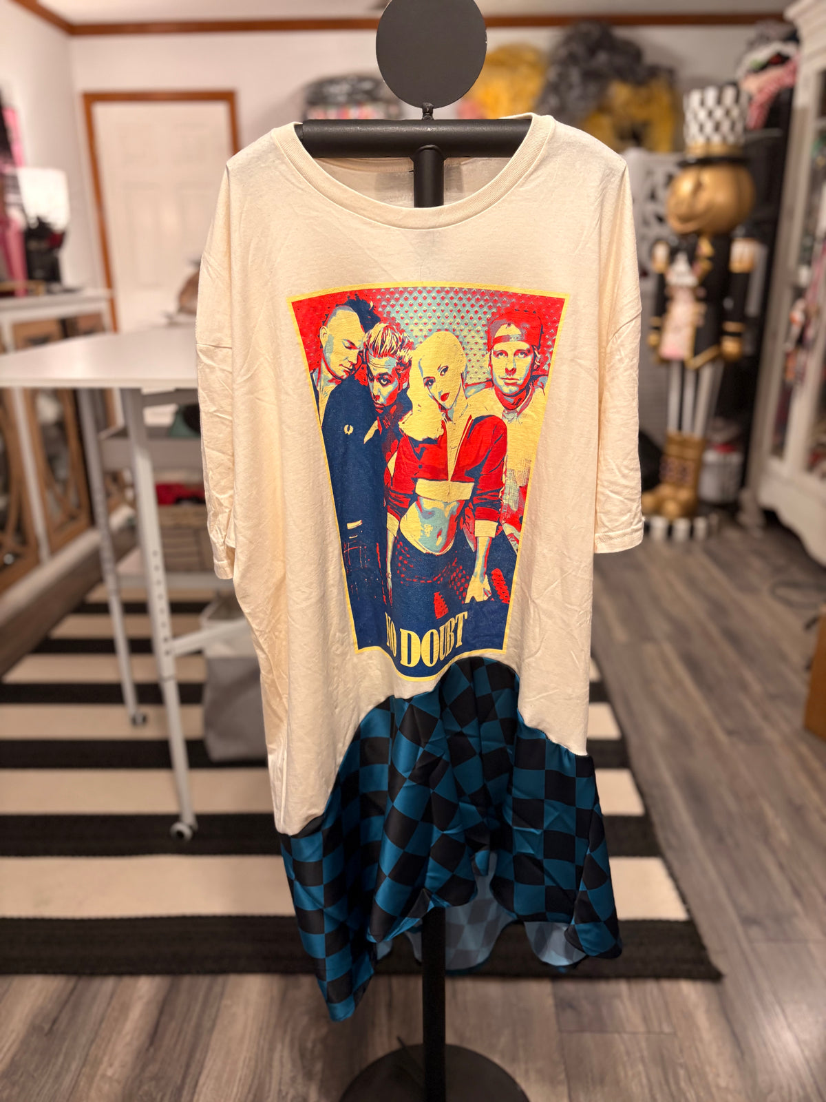 Hey Baby Hi/Lo Asymmetrical Tee Dress One Size Fits a Small to 3X