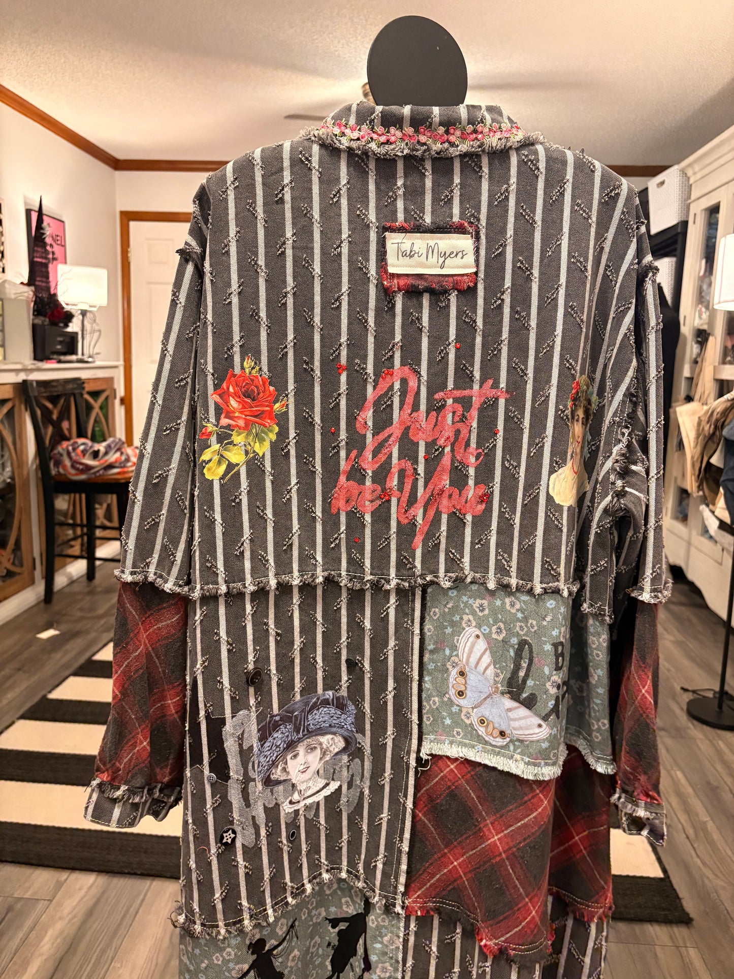 Just Be You Refashioned “Junk” Duster One Size Fits a Small to XL