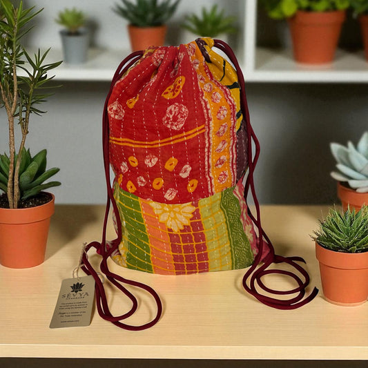 Rosemary Kantha Backpack