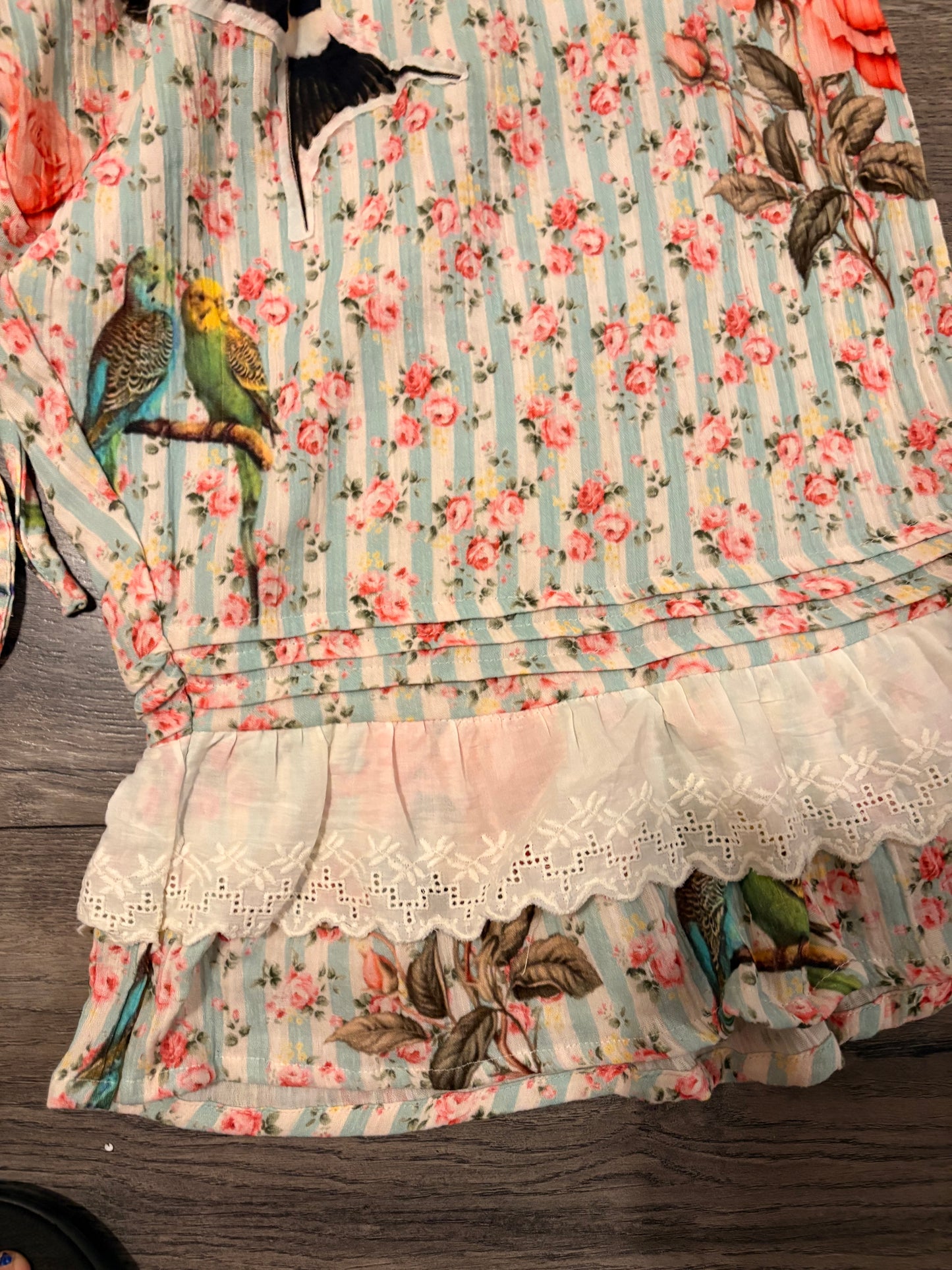 The Carmella Bloomers: Blue / One Size Fits Small to XL 2-14 CROPPED