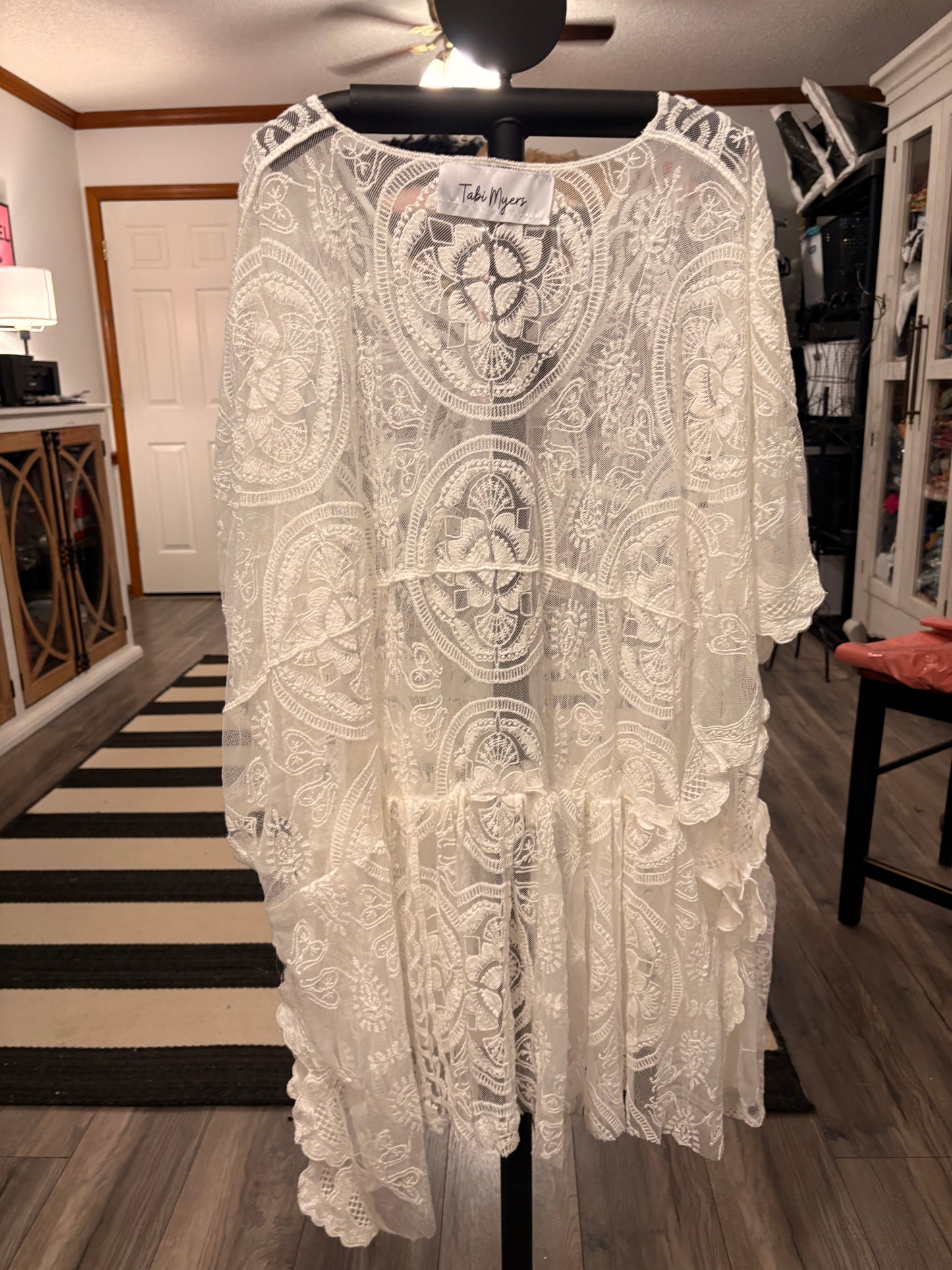 Lily White Upcycled Lace Top/Dress