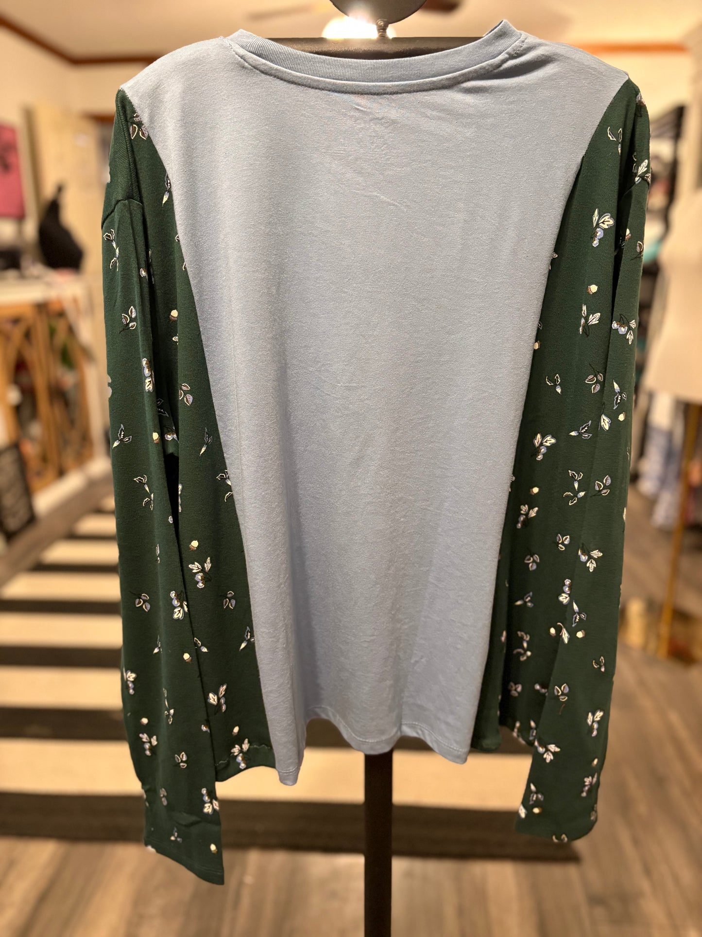 Stitch Upcycled Drop Sleeve Knit Tee One Size Fits a Small to XL