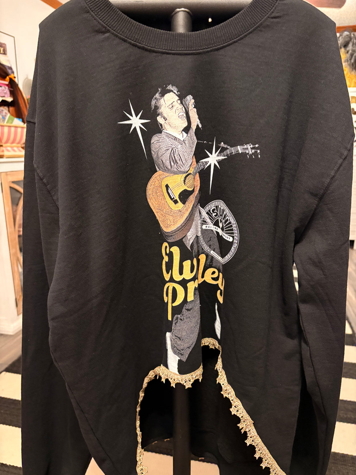 Love Me Tender Hi/Lo Glam Tee One Size Fits a Small to XL