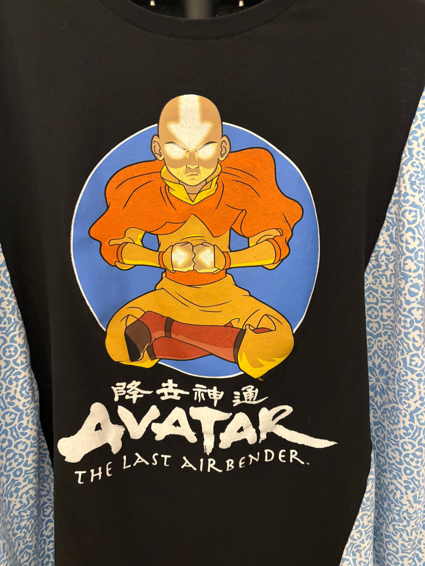 The Avatar Upcycled Drop Sleeve Tee One Size Fits a Small to 2X
