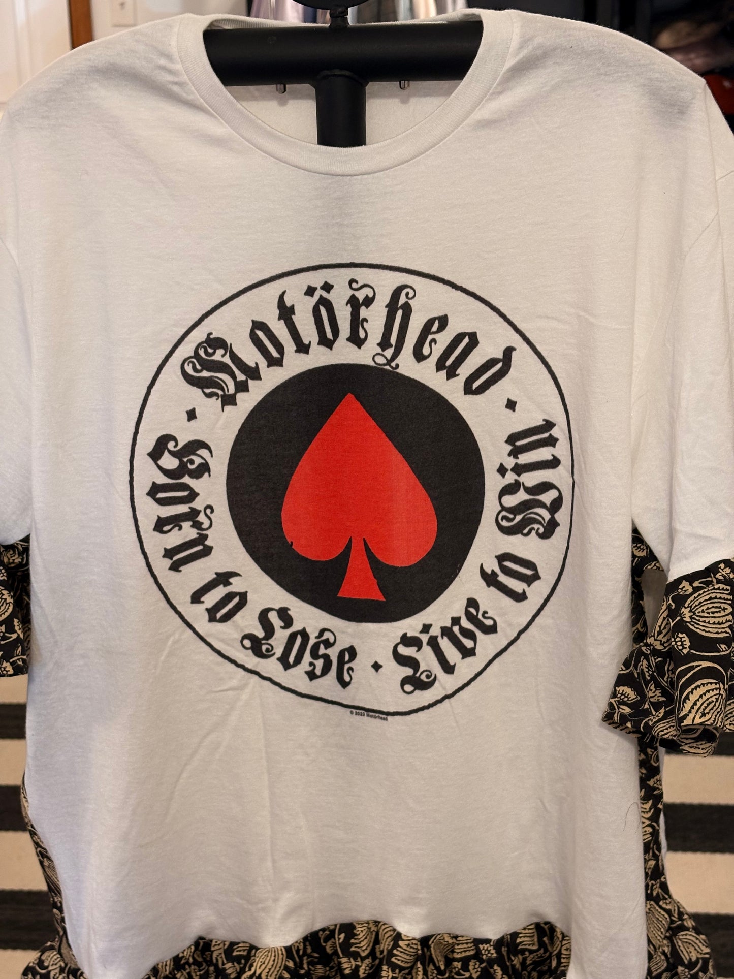 Born To Lose Ruffled Rockstar Dress One Size Fits a Small to XL Oversized