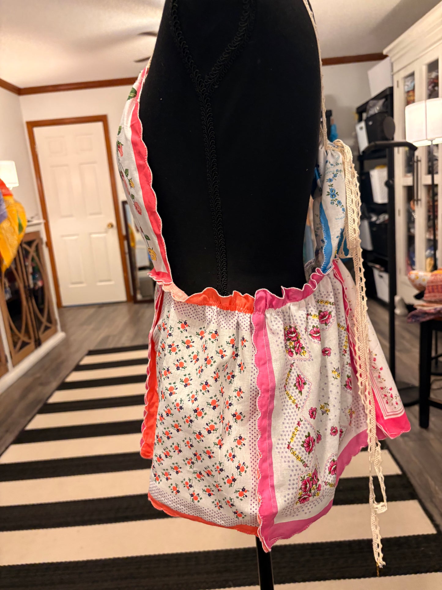 Gilly Upcycled Hankie Top One Size Fits a 4-8