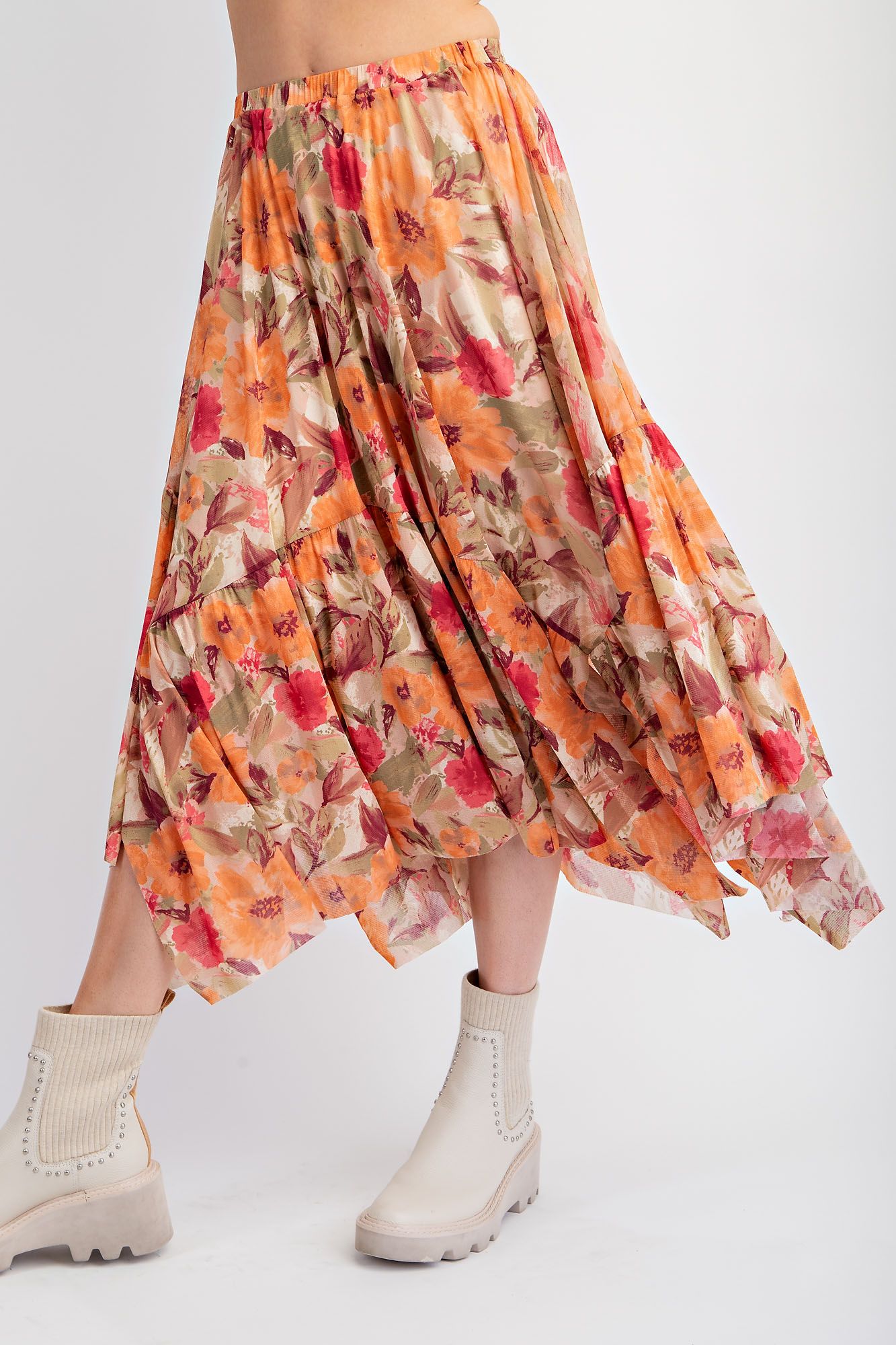 I’m Peachy Ballerina Asymmetrical Skirt