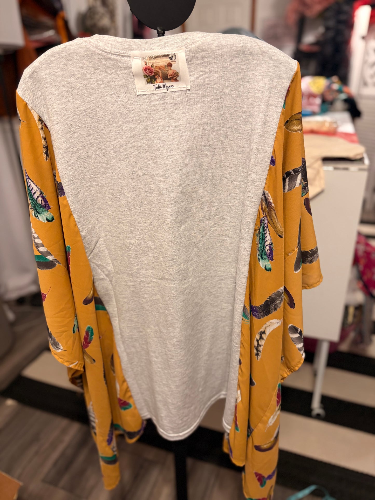 Thunder Upcycled Perfect Tee One Size Fits a Small to 3X