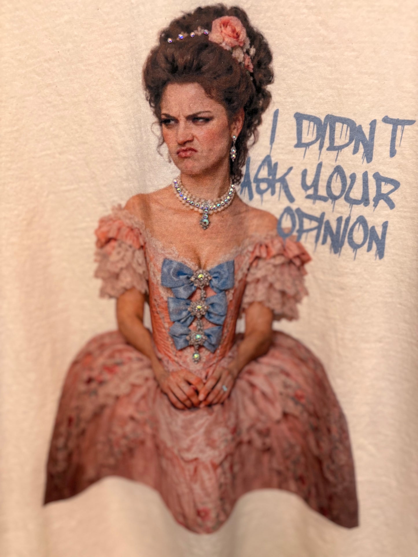 No Opinion Upcycled Ruffle Sleeve Tee Fits a Small to Large