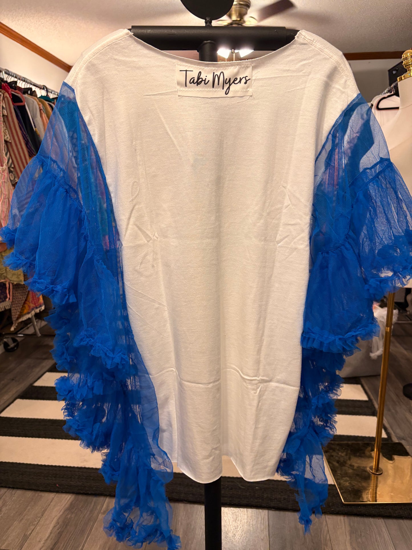 The Universe Rockstar Ruffle Top One Size Fits a Small to 2x