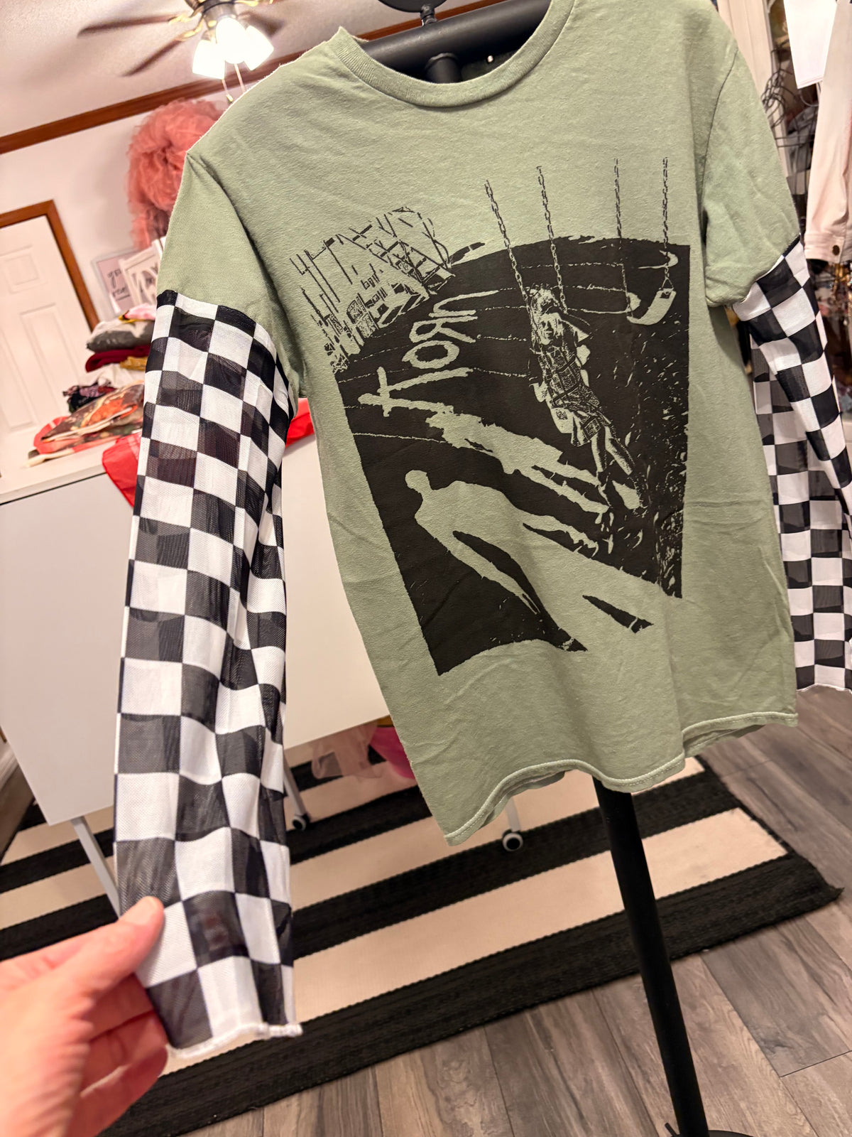 Blind Upcycled Tee One Size Fits a Small/Medium