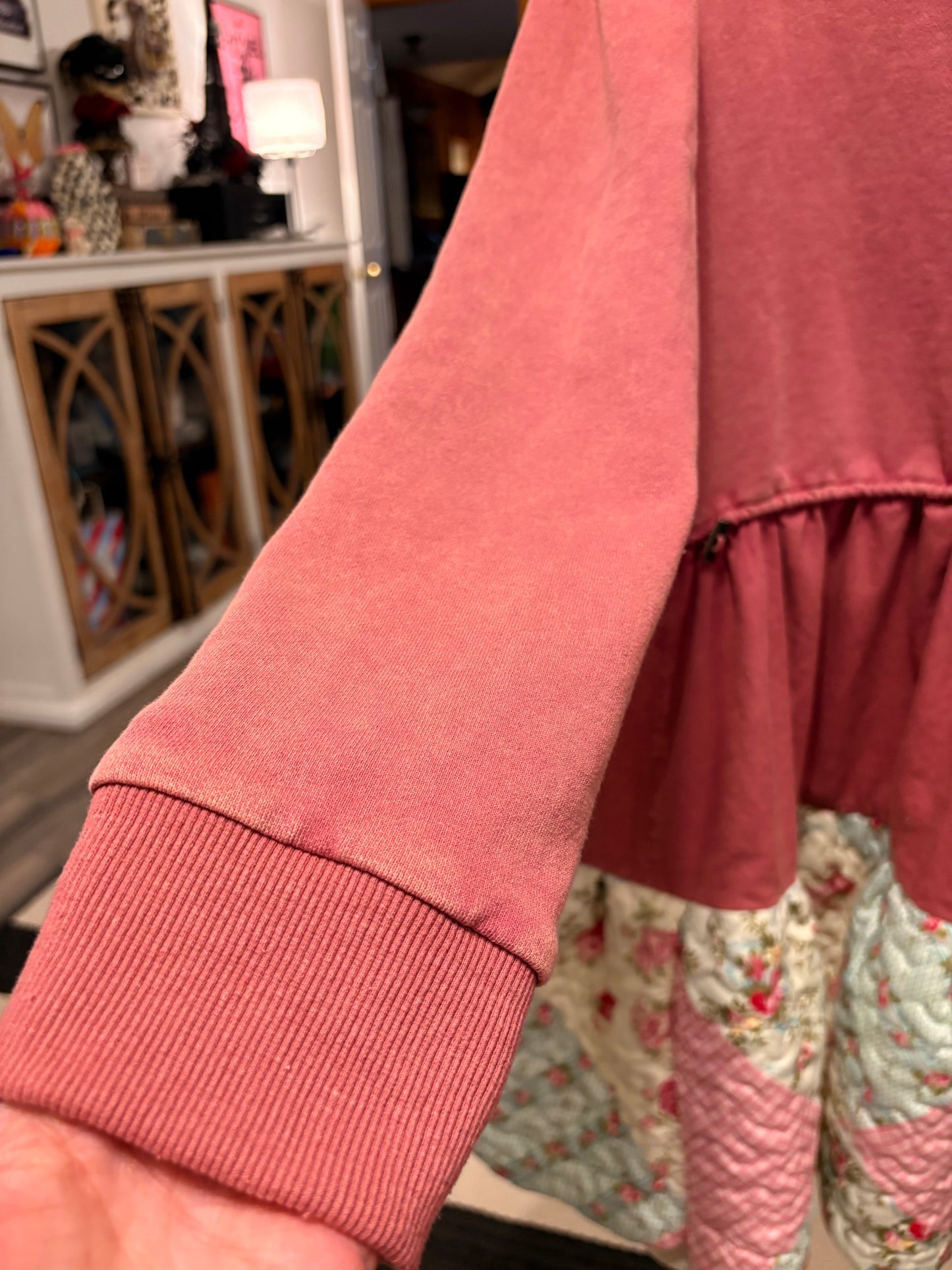 Betsy Upcycled Quilt Jumper One Size Fits Small to XL Oversized!