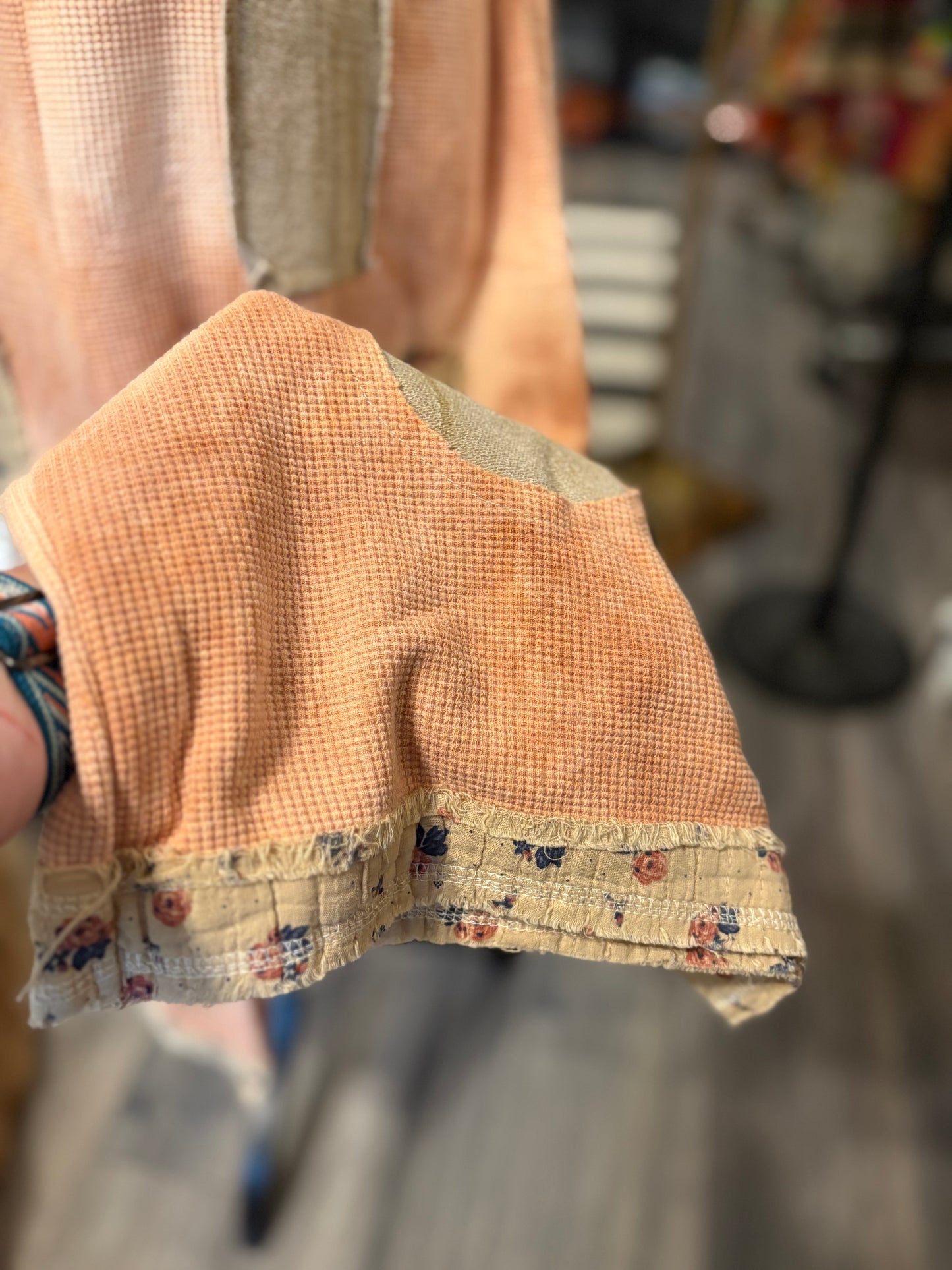 Pumpkin Patchwork Cropped Overalls