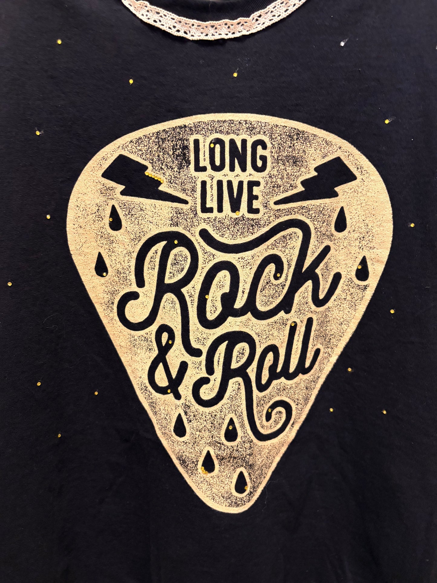 Long Live Rock Pretty Little Tee One Size Fits a Small to Large