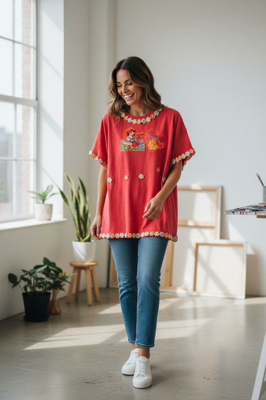 Garden of Love “Junk” Tee One Size Fits a Medium to XL