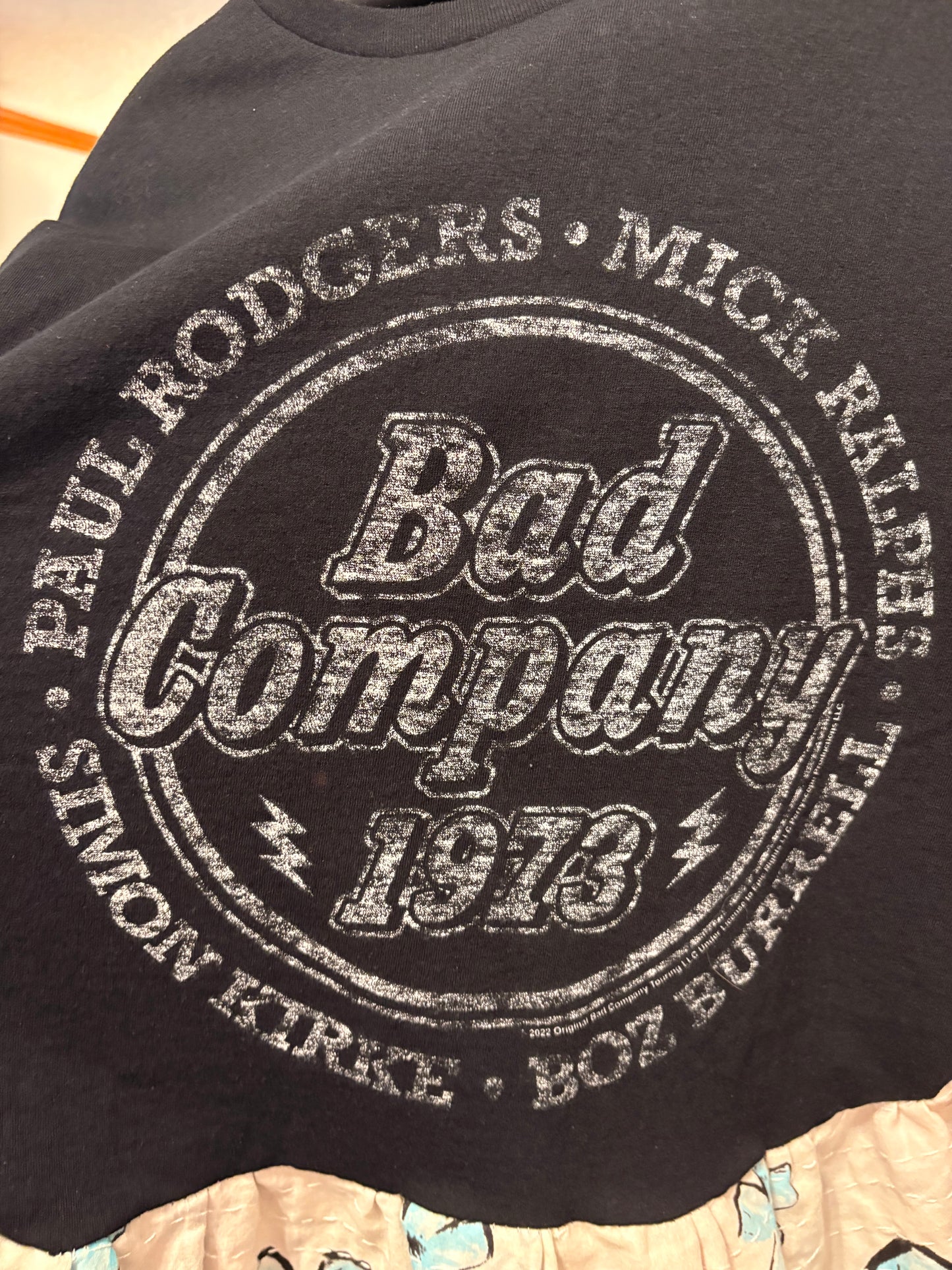 Bad Company Rock Angel Tee One Size Fits a Small to Large Oversized
