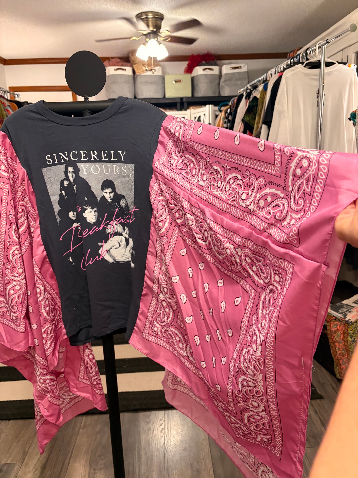 Breakfast Club Bandana Poncho Tee Fits a Small to 2X