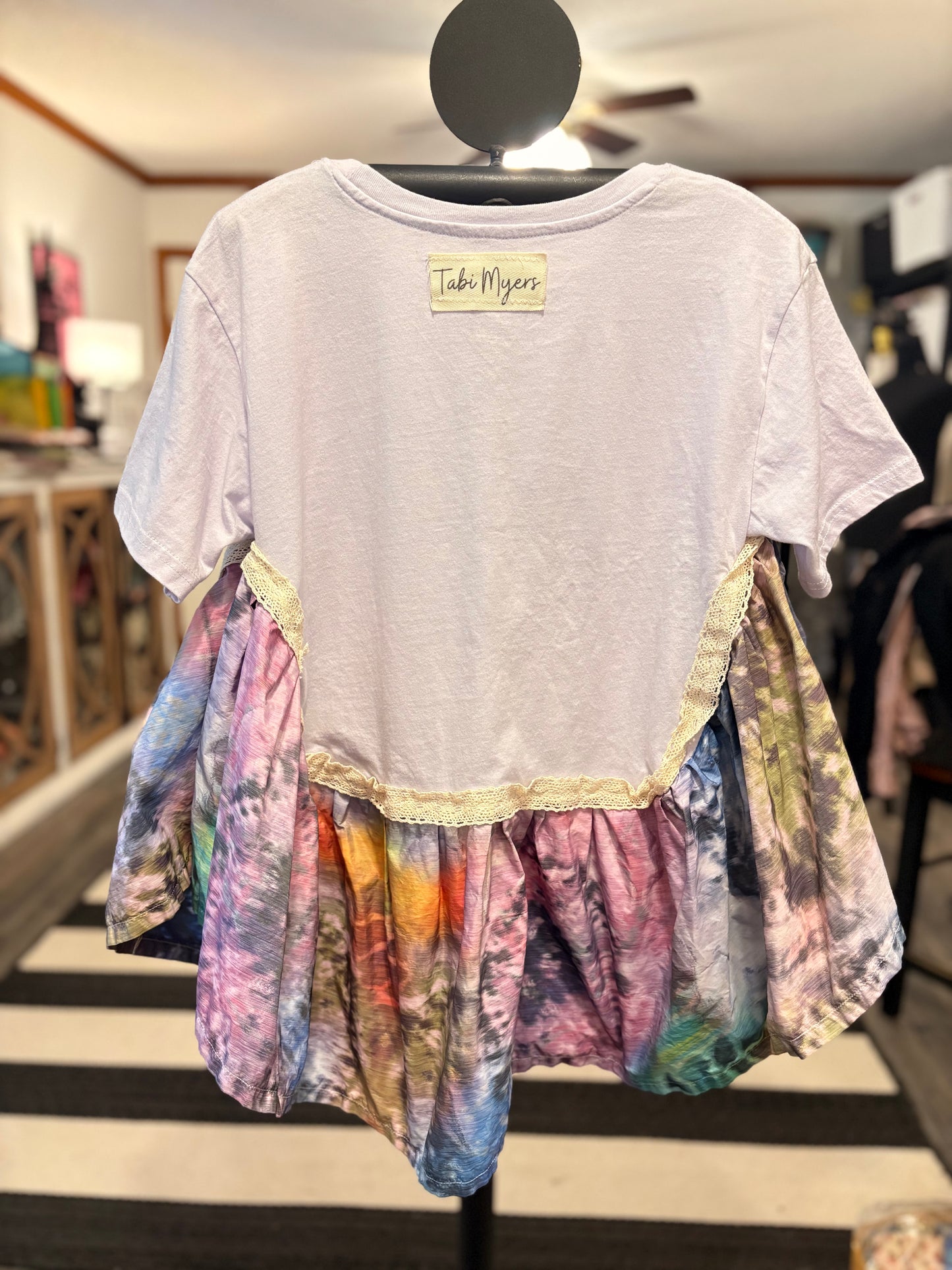 Woodstock Rock Angel Tee One Size Fits a Small to Large Oversized