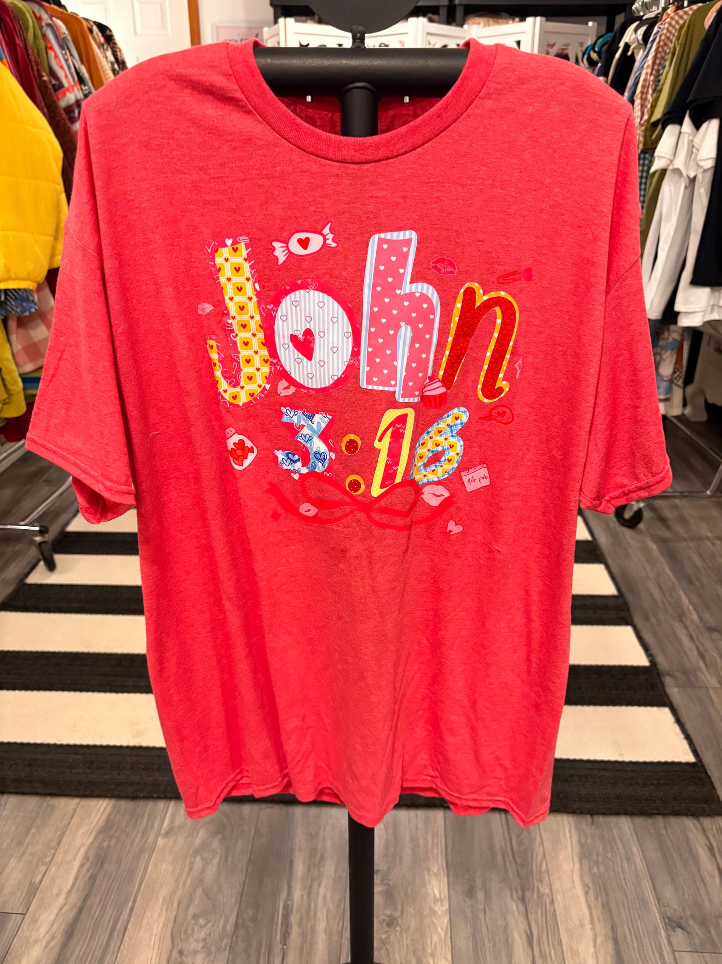 John 3-16 Tee Size XL
