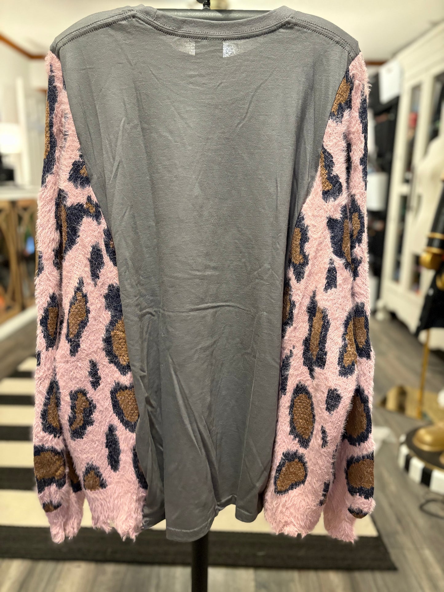 Gorillazzzz Upcycled Fuzzy Fur Sweater Tee One Size Fits A Small to XXL Oversized