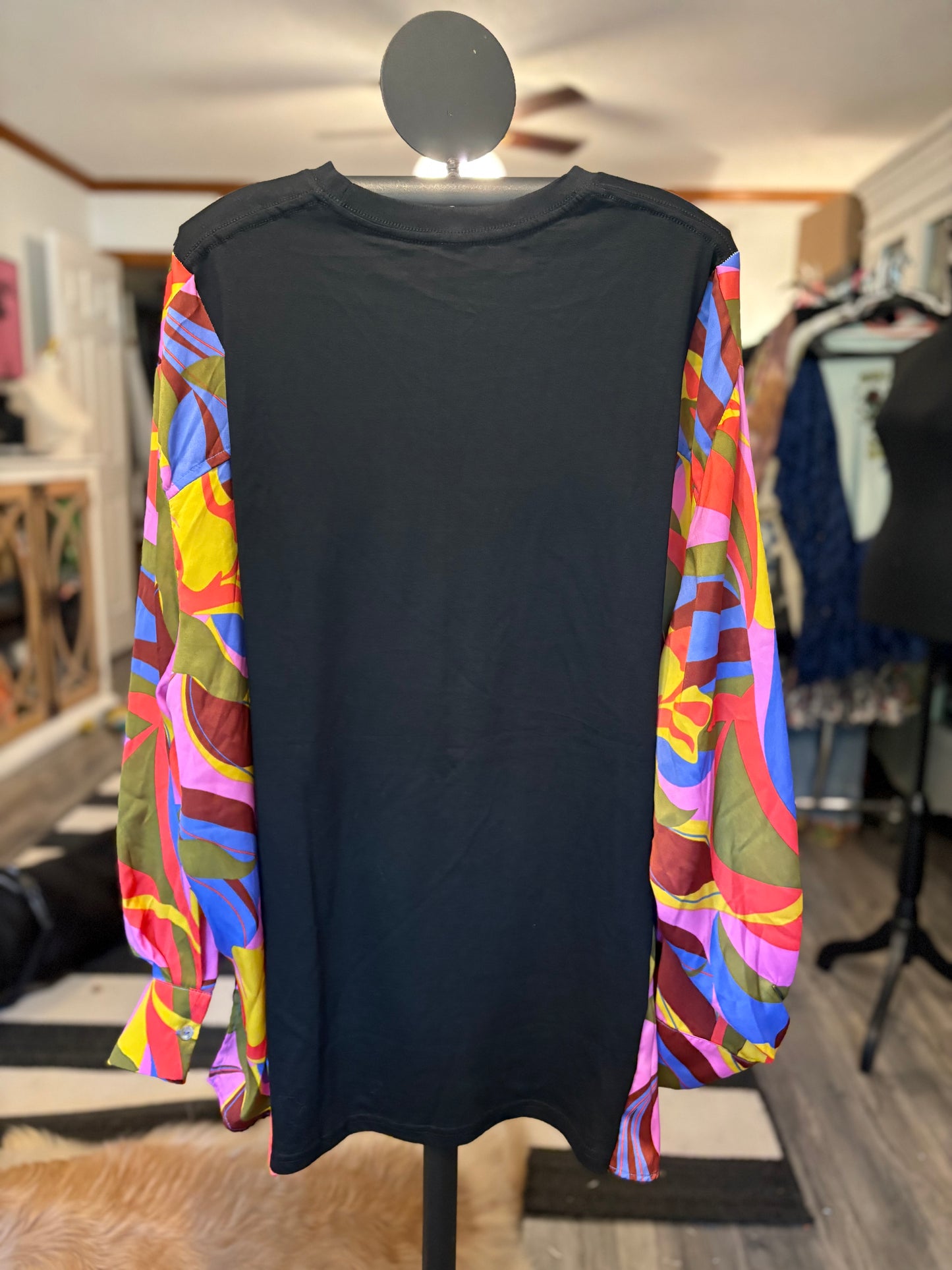 Prince  Upcycled Drop-Sleeve Tee One Size Fits a Large to 4X