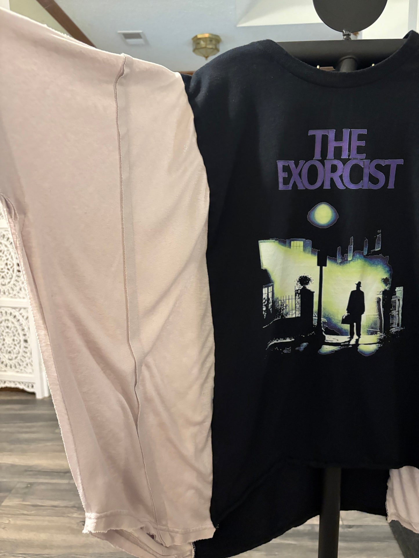 The Exorcist Upcycled Drop Sleeve Tee One Size Fits a Small to XXL