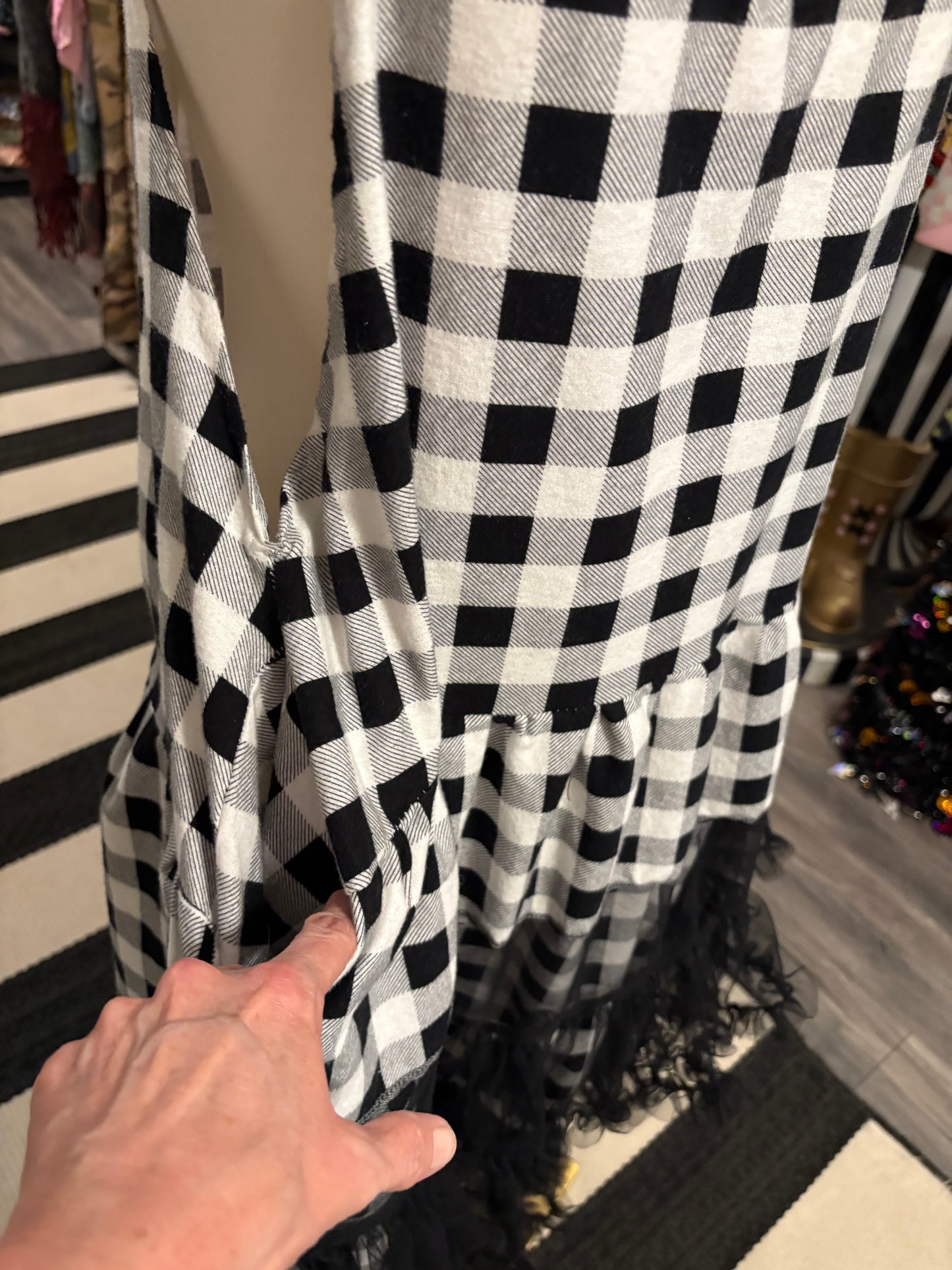 Sophia’s Ruffled Slip Dress One Size Fits a Small to XL