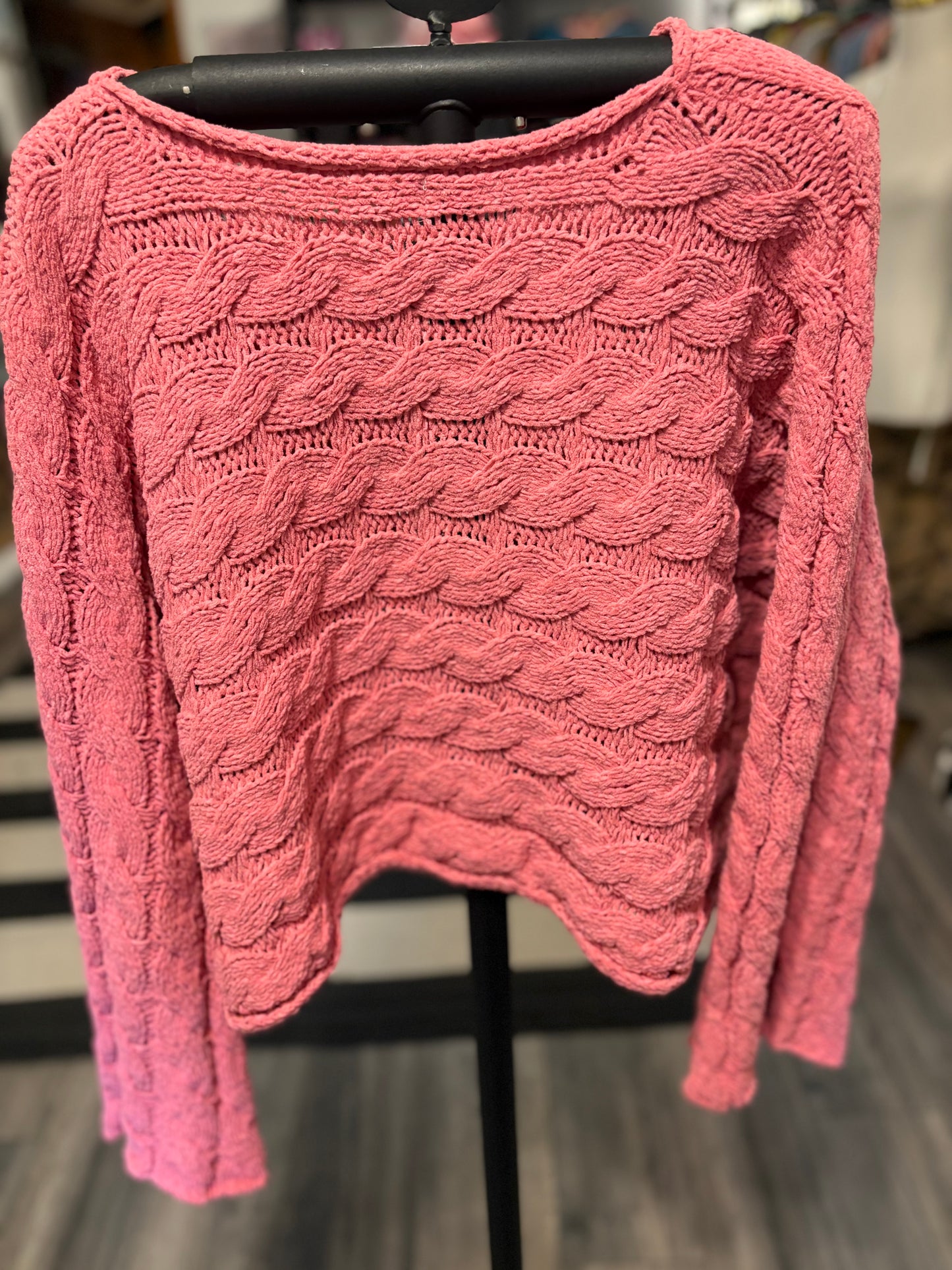Pink Rose Soft Sweater