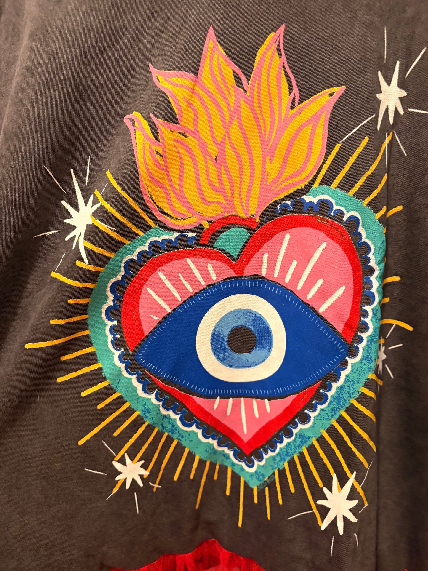 Eyeconic Upcycled Rock Princess  Top One Size Fits a Small to 3X