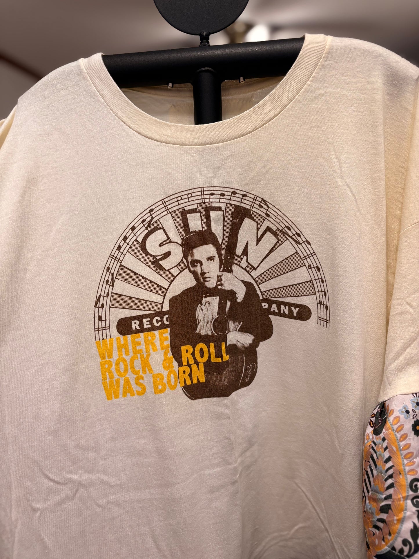 Home of Rock Upcycled Quilt Jumper One Size Fits a Large to 2X (10-18) Oversized!